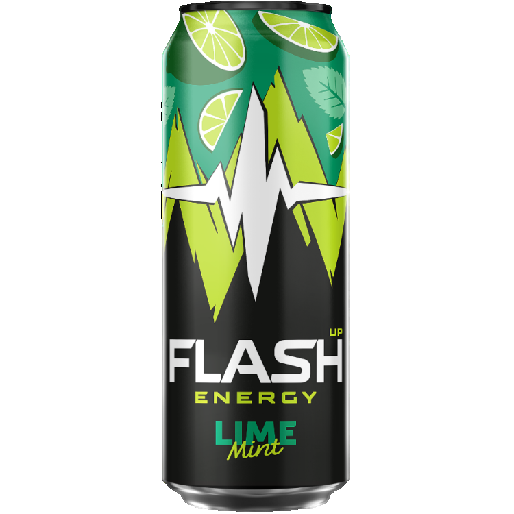 Флэш Ап Энергия Мятный Лайм