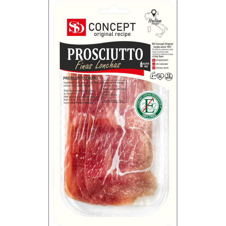 Прошутто Prosciutto свинина сыровяленая
