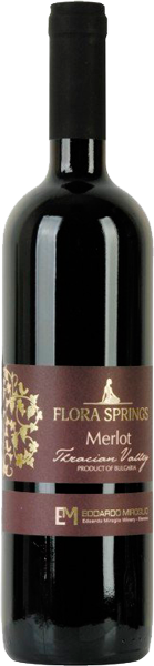 Вино Merlot Thracian Valley Flora Springs Red Dry 0.75 л