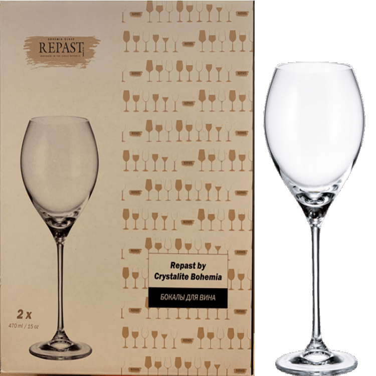 Набор бокалов для вина Crystalite Bohemia набор бокалов crystalite bohemia эста стелла 2шт 250мл шампань стекло