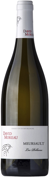 Вино David Moreau, Meursault Les Pellans White Dry 0.75 л