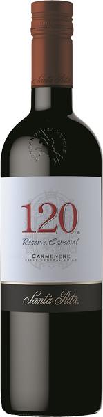 Вино Santa Rita, 120, Reserva Especial Carmenere 0.75 л