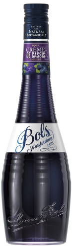 Изображение товара Ликер Bols Creme de Cassis из ягод черной смородины, 0.7 л, крепость 17 %