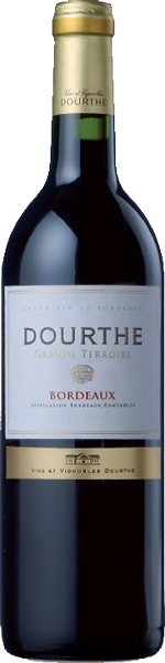 Вино Dourthe, Grands Terroirs, Bordeaux Rouge AOC 0.75 л