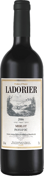 Вино Ladorier Merlot 0.75 л