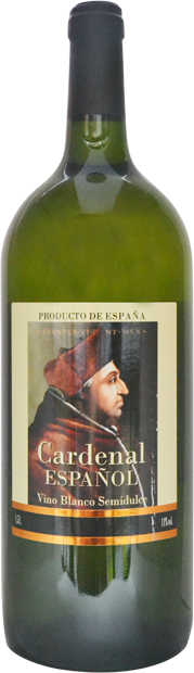 Вино Cardenal Espanol, белое полусладкое 1.5 л