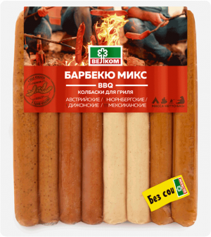 Колбаски BBQ Микс №2 в/у 640г