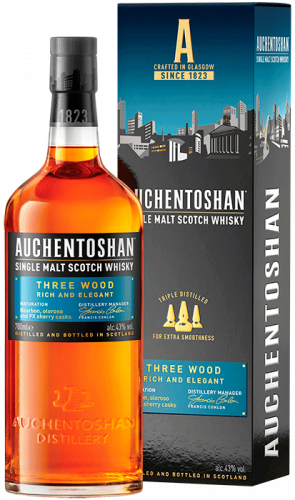 Изображение товара Виски Auchentoshan Three Wood 0.7 л односолодовый Шотландия