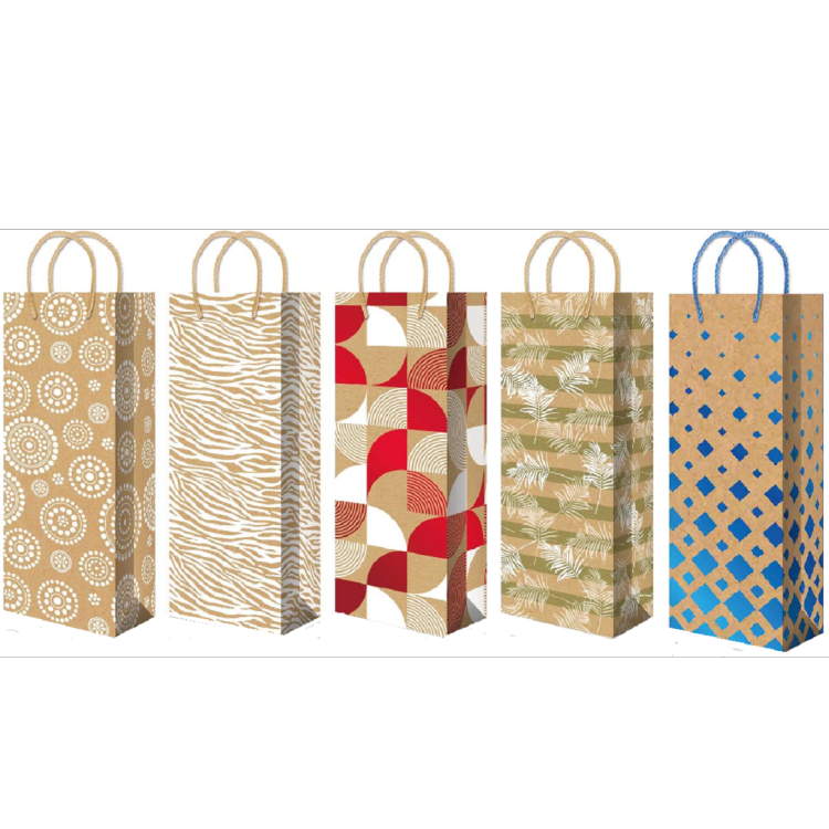 Пакет Подарочный Крафт Вк (123*362*100)