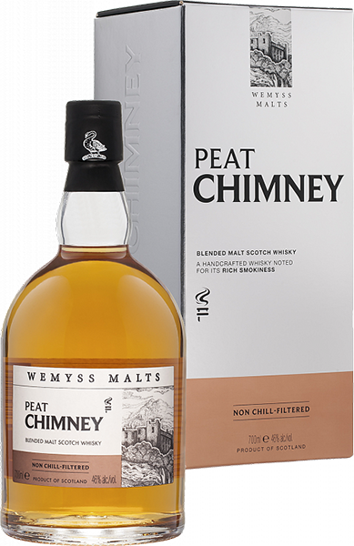 Виски Peat Chimne, Blended Malt, в подарочной упаковке 0.7 л
