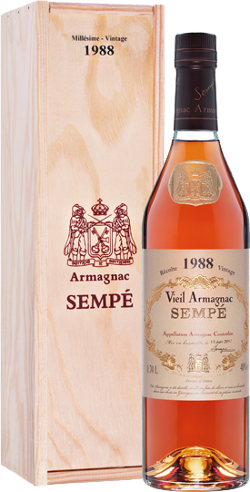 Арманьяк Sempe Vieil Vintage 1988 Armagnac AOC 0.7 л