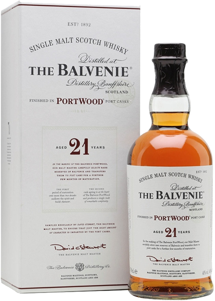 Виски Balvenie PortWood 21 Years Old, gift box 0.7 л