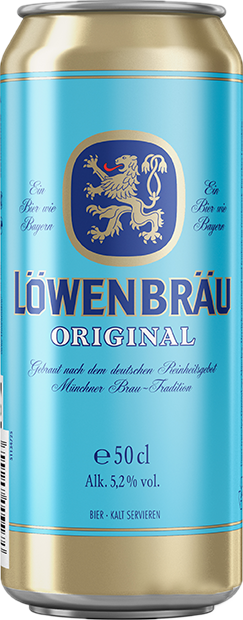 Светлое пиво Lowenbrau, в банке 0.45 л