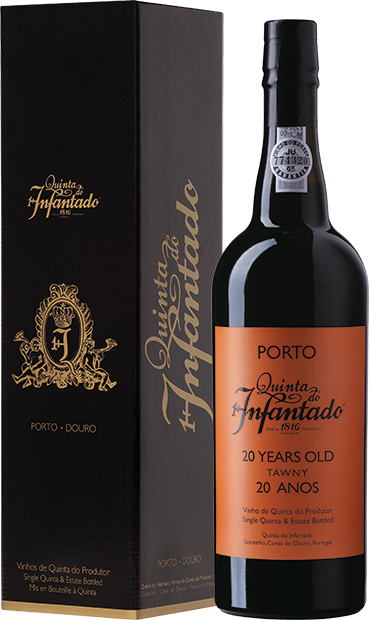 Портвейн Quinta do Infantado Porto 20 Anos, в подарочной упаковке 0.75 л