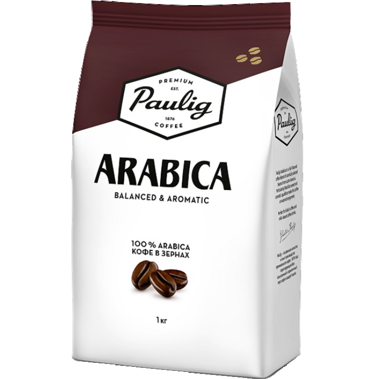 Кофе Paulig Arabica натурал.жарен.зерна 1 кг