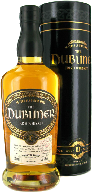 Виски The Dubliner Single Malt, 10 летней выдержки 0.7 л