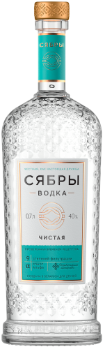 Изображение товара Водка Сябры Чистая