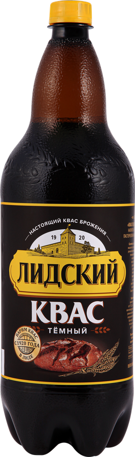 Изображение товара Квас Лидский Темный натуральный маяк традиций в бутылке