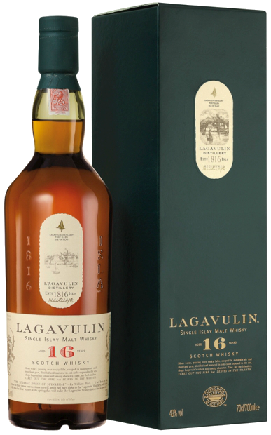 Виски Lagavulin, 16 летней выдержки 0.7 л