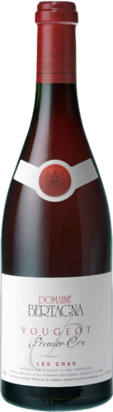 Вино Domaine Bertagna, Vougeot 1-er Cru Les Cras Red Dry 0.75 л