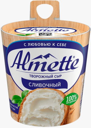 Изображение товара Творожный сыр Almette сливочный 150 гр