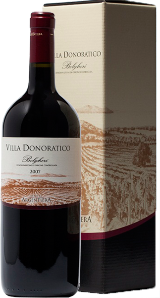 Вино Argentiera, Villa Donoratico, в подарочной упаковке 1.5 л