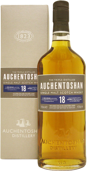 Виски Auchentoshan 18 years, gift box 0.7 л