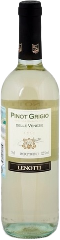 Вино Lenotti, Pinot Grigio delle Venezie IGT 0.75 л