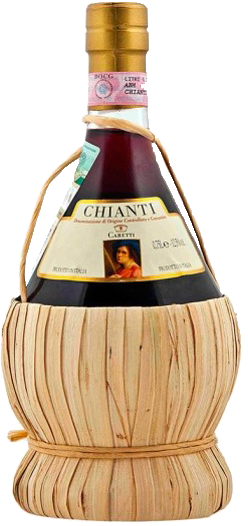 Вино Chianti DOCG Caretti, во фьяске 0.75 л