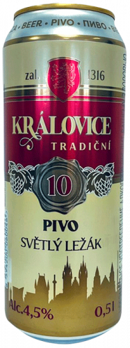 Изображение товара Светлое пиво Kralovice Tradicni 10 Svetly Lezak