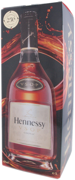 Коньяк Hennessy V.S.O.P., gift box 1 л