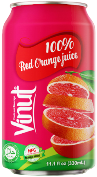 Vinut Red Orange Juice 100% 0.33 л