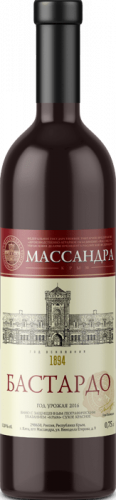 Вино Бастардо Красное Сухое Массандра