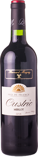 Вино Bernard Magrez, Oustric Merlot  IGP Languedoc 0.75 л