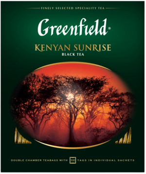 Изображение товара Чай черный Greenfield Kenyan Sunrise 100 пакетиков