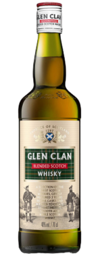 Виски GLEN CLAN Blended Scotch Whisky 0.7 л