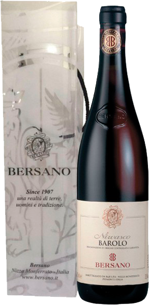 Вино Bersano Barolo Nirvasco Red Dry gift box 0.75 л