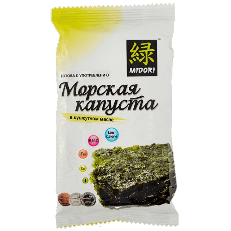 Морская капуста Midori в кунжутном масле