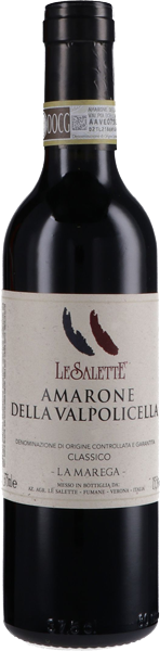 Вино Le Salette La Marega Amarone Della Valpolicella Classico Red Dry 0.375 л