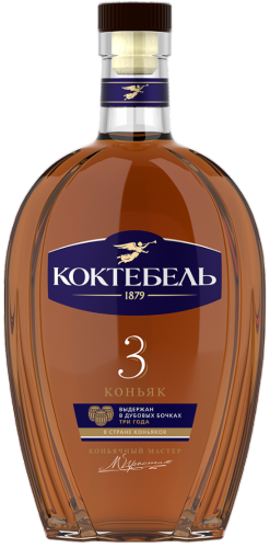 Изображение товара Коньяк Коктебель 3 Звезды