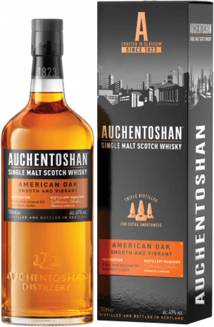 Изображение товара Виски Auchentoshan American Oak 0.7 л — односолодовый шотландский виски