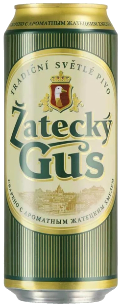 Светлое пиво Zatecky Gus 0.45 л