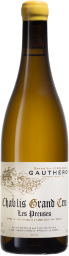 Изображение товара Gautheron Chablis Grand Cru les Preuses – французское белое вино 0.75 л