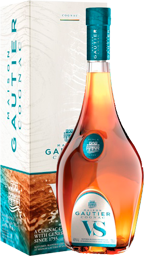 Коньяк Gautier Cognac VS, в подарочной упаковке 0.7 л