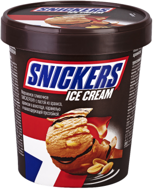 Изображение товара Мороженое сливочное Snickers