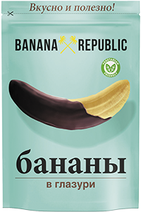 Banana Republic, Банан сушеный в глазури, 200г