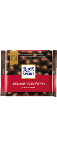 Изображение товара Шоколад Ritter Sport тёмный с цельным лесным орехом