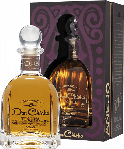 Текила Don Chicho Añejo Tequila, в подарочной упаковке 0.75 л