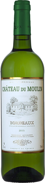 Вино Chateau du Moulin Blanc Bordeaux White Dry 0.75 л