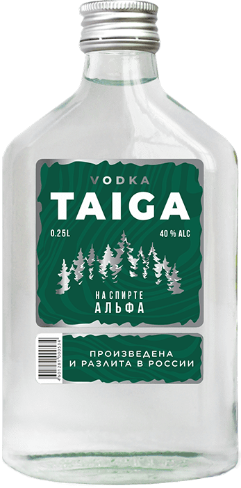 Изображение товара Водка Тайга Изображение товара Водка Тайга